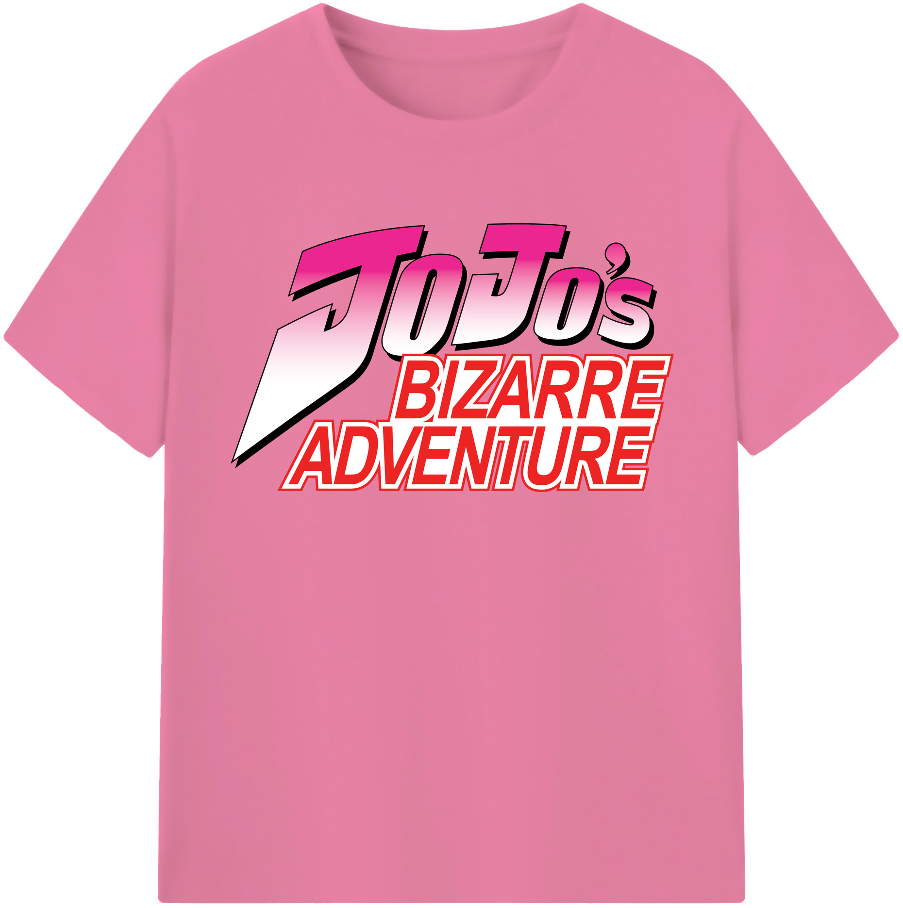 （画像用） ジョジョの奇妙な冒険 JoJo's Bizarre Adventure 綿100％半袖Tシャツ（フロントプリント）